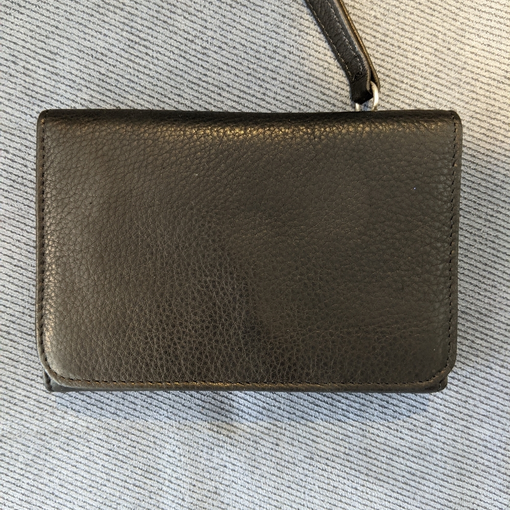 Castello L'arte Della Pelle Italian leather tri fold wallet
